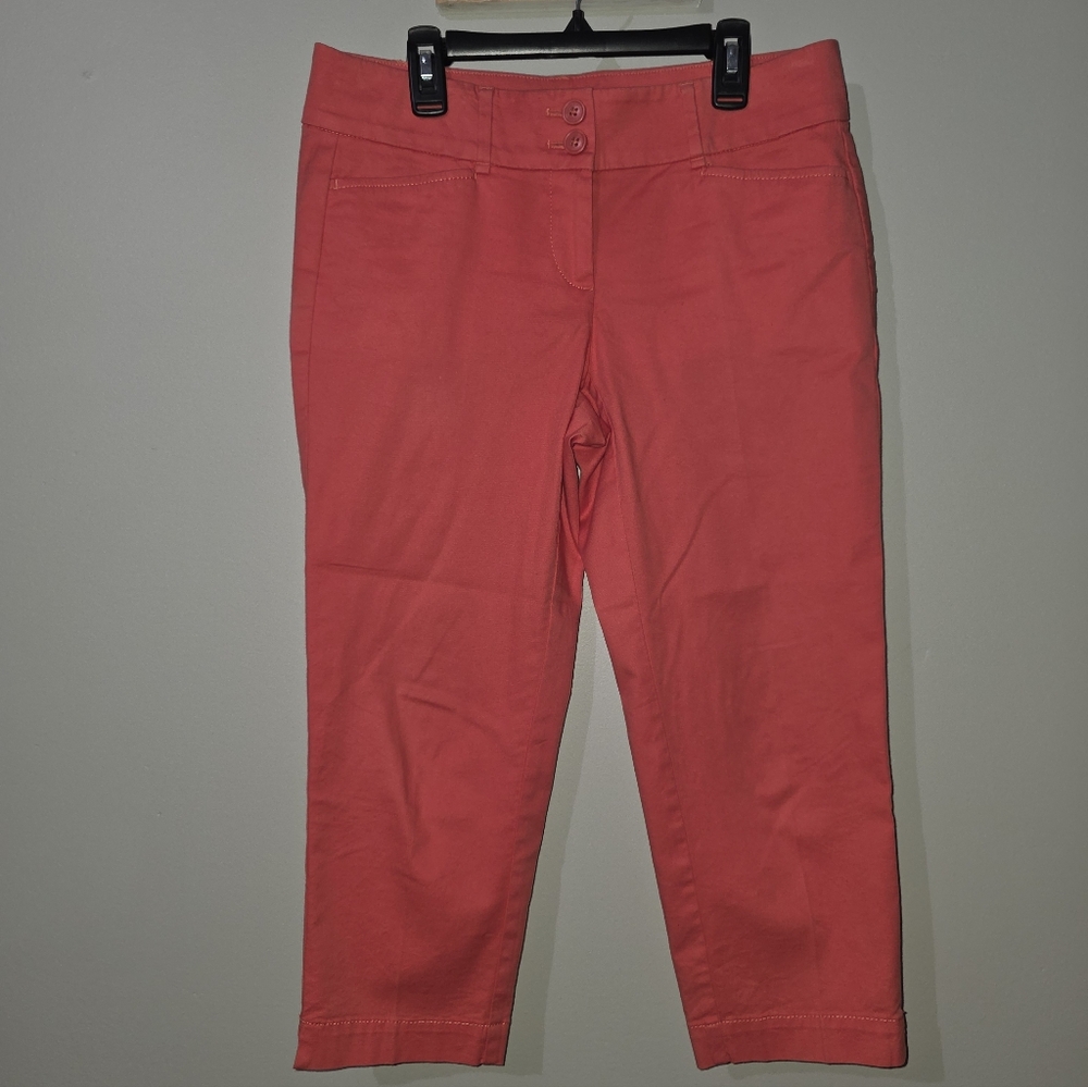 LOFT Petite Original Cropped Mid-Rise Dress Pants Size 2P